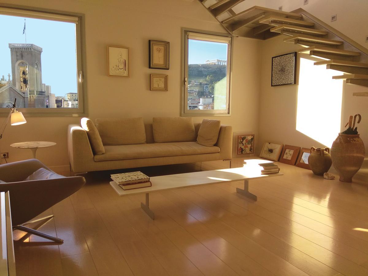 Hidesign Athens Acropolis Luxury Penthouse In Plaka Leilighet Eksteriør bilde