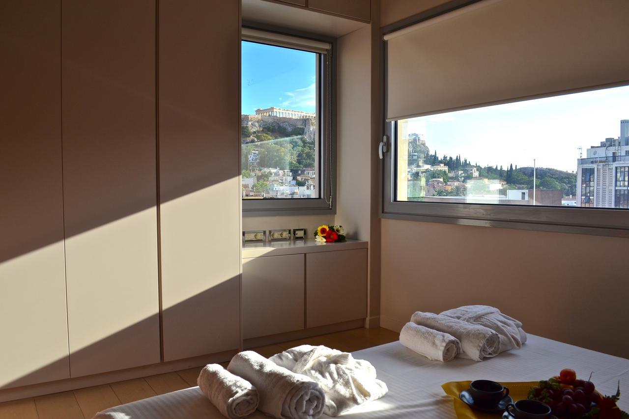 Hidesign Athens Acropolis Luxury Penthouse In Plaka Leilighet Eksteriør bilde
